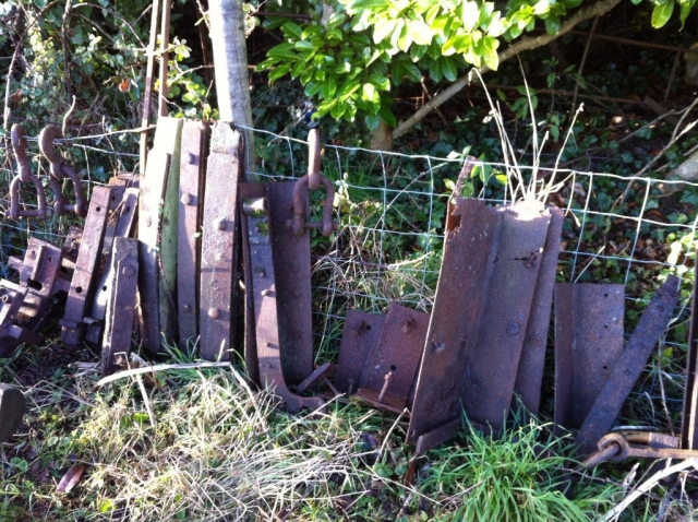 The recovered components of Long waggon No2 (7)